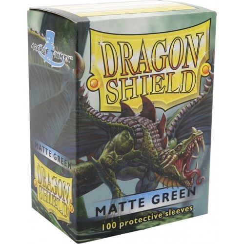 Protector de cartas Dragon Shield 100 - Standard Matte Green